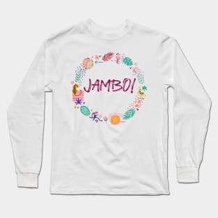 Jambo! (for light fabrics) Long Sleeve T-Shirt